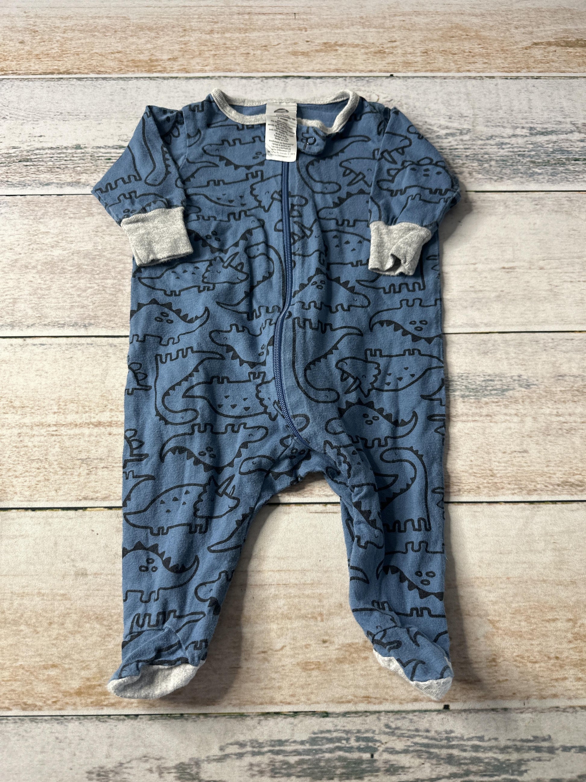 Gerber Childrenswear Unisex Light Blue | Black Pajamas Size: Newborn Light Blue | Black