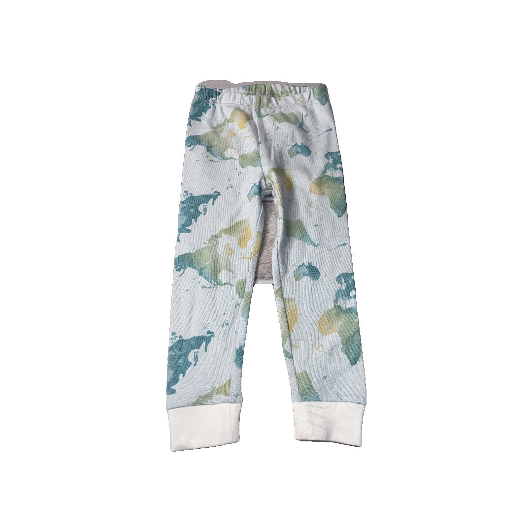 Burt's Bees Boys Light Blue | Blue Pajamas Size: 3T Light Blue | Blue