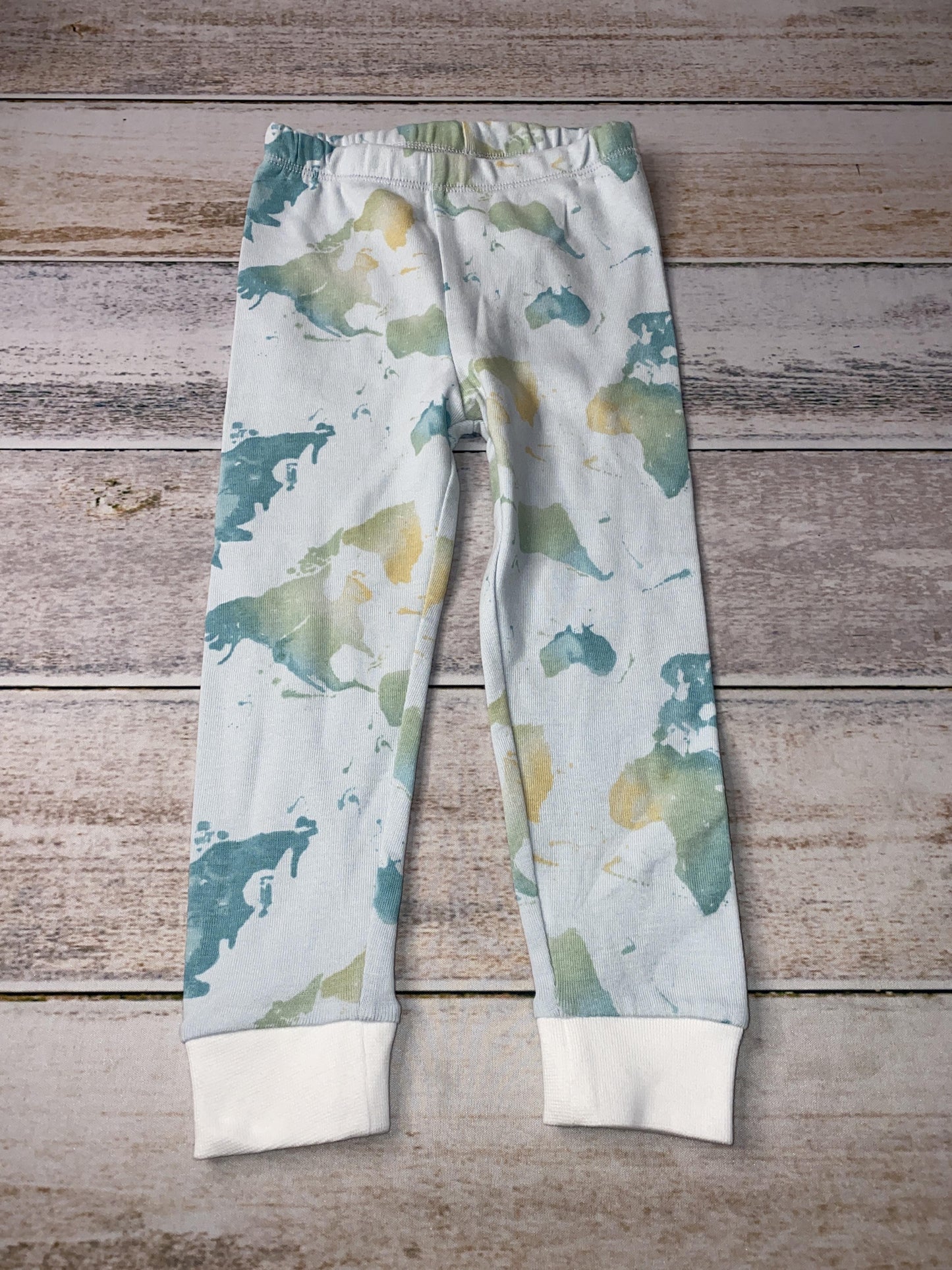 Burt's Bees Boys Light Blue | Blue Pajamas Size: 3T Light Blue | Blue