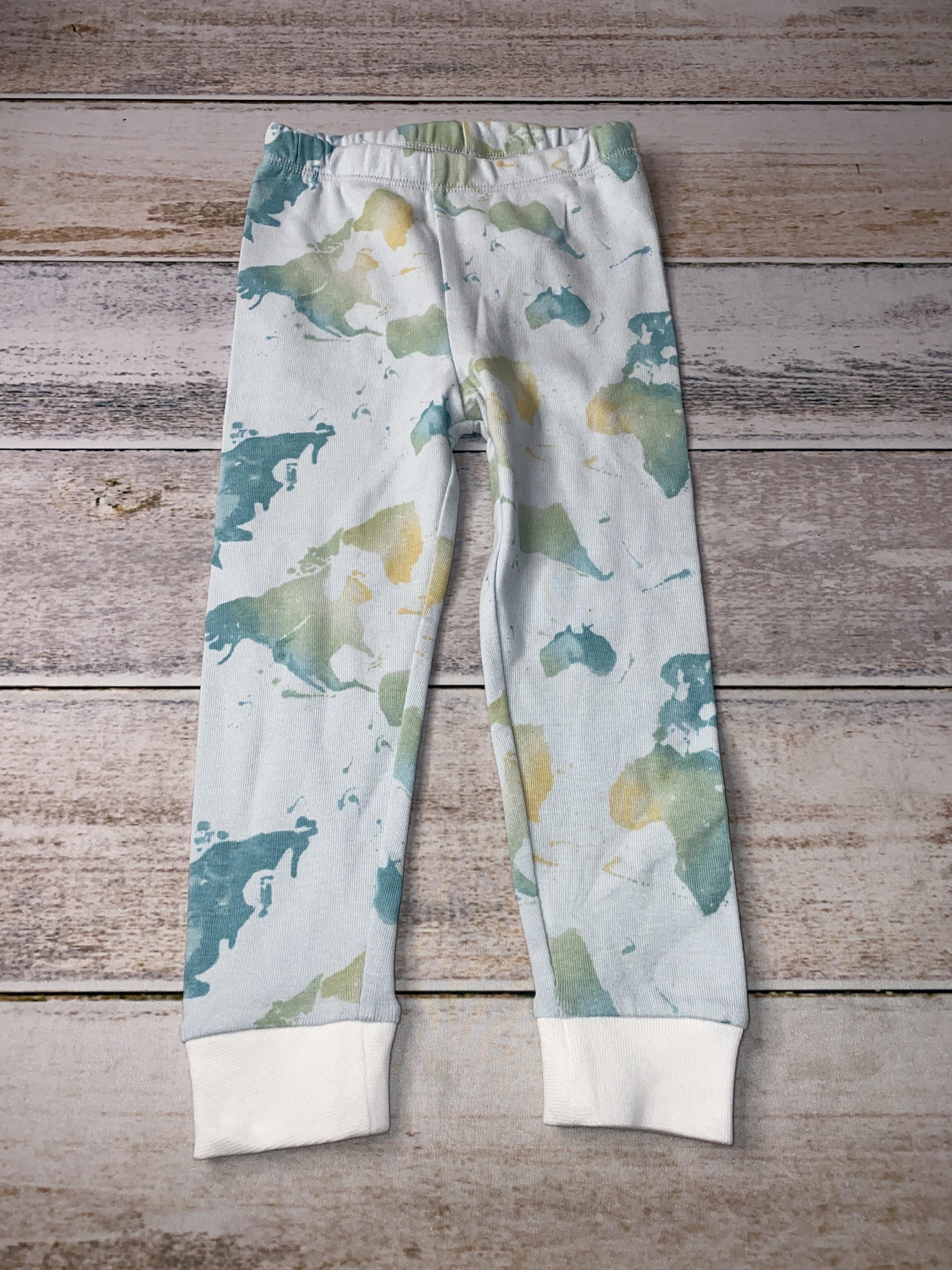 Burt's Bees Boys Light Blue | Blue Pajamas Size: 3T Light Blue | Blue