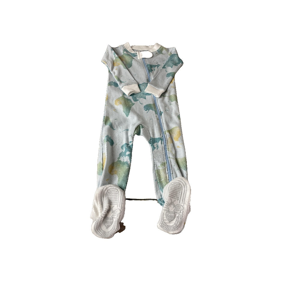 Burt's Bees Unisex Light Blue | Blue Pajamas Size: 3-6 months Light Blue | Blue