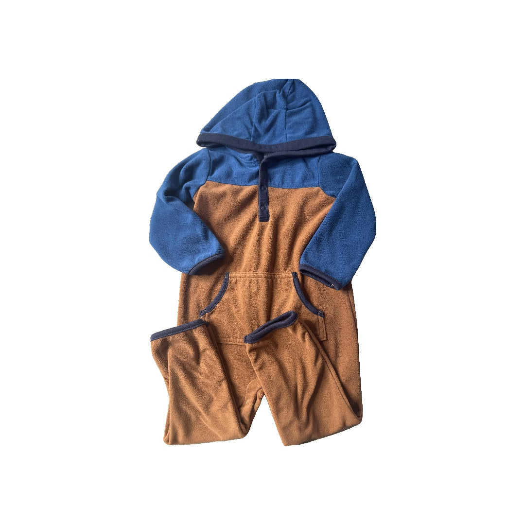 Carters Boys Light Blue | Brown Long Sleeve Outfit Size: 24 months Light Blue | Brown