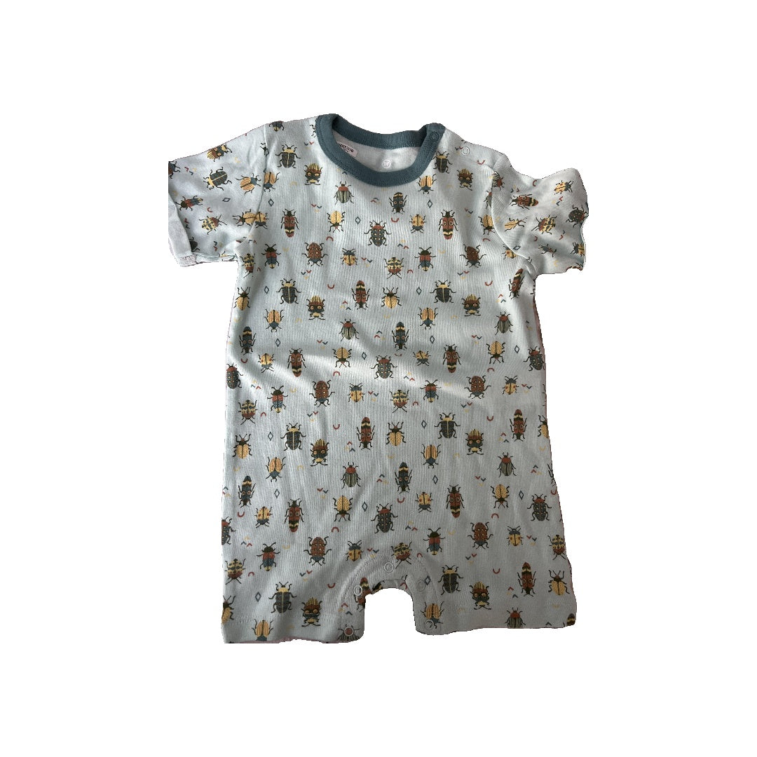 Honest co Boys Light Blue | Bugs Romper Size: 18 months Light Blue | Bugs