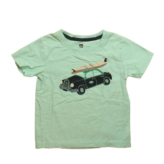 Tea Boys Light Blue | Car T-Shirt Size: 4T