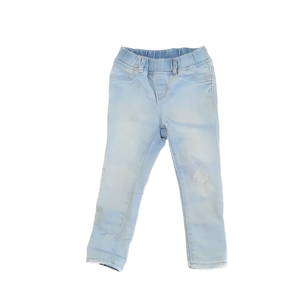 Gap Girls Light Blue Denim Jeggings Size: 3T Light Blue Denim