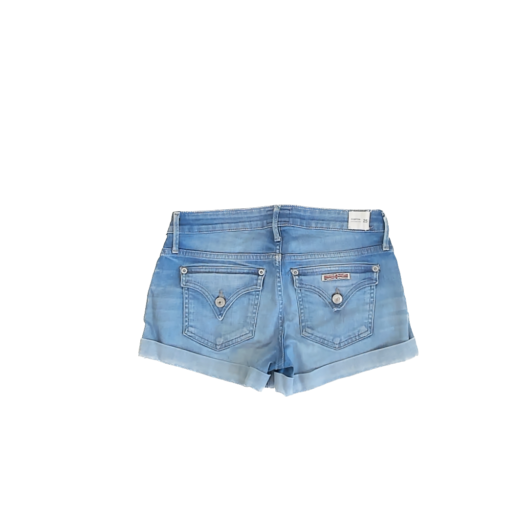 Hudson Girls Light Blue Denim Jean Shorts Size: 25 Light Blue Denim