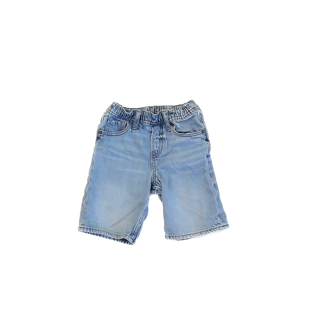 Gap Boys Light Blue Denim Jean Shorts Size: 6 Years Light Blue Denim