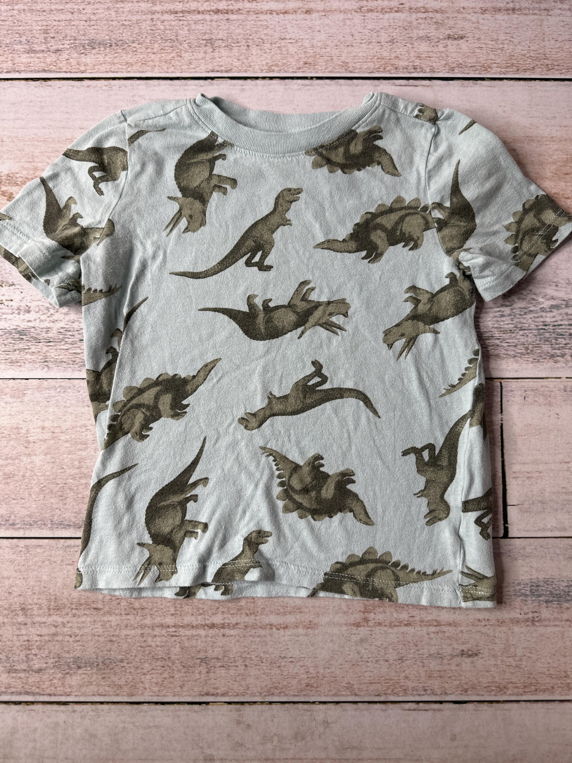 Old Navy Boys Light Blue | Dinosaur T-Shirt Size: 4T Light Blue | Dinosaur