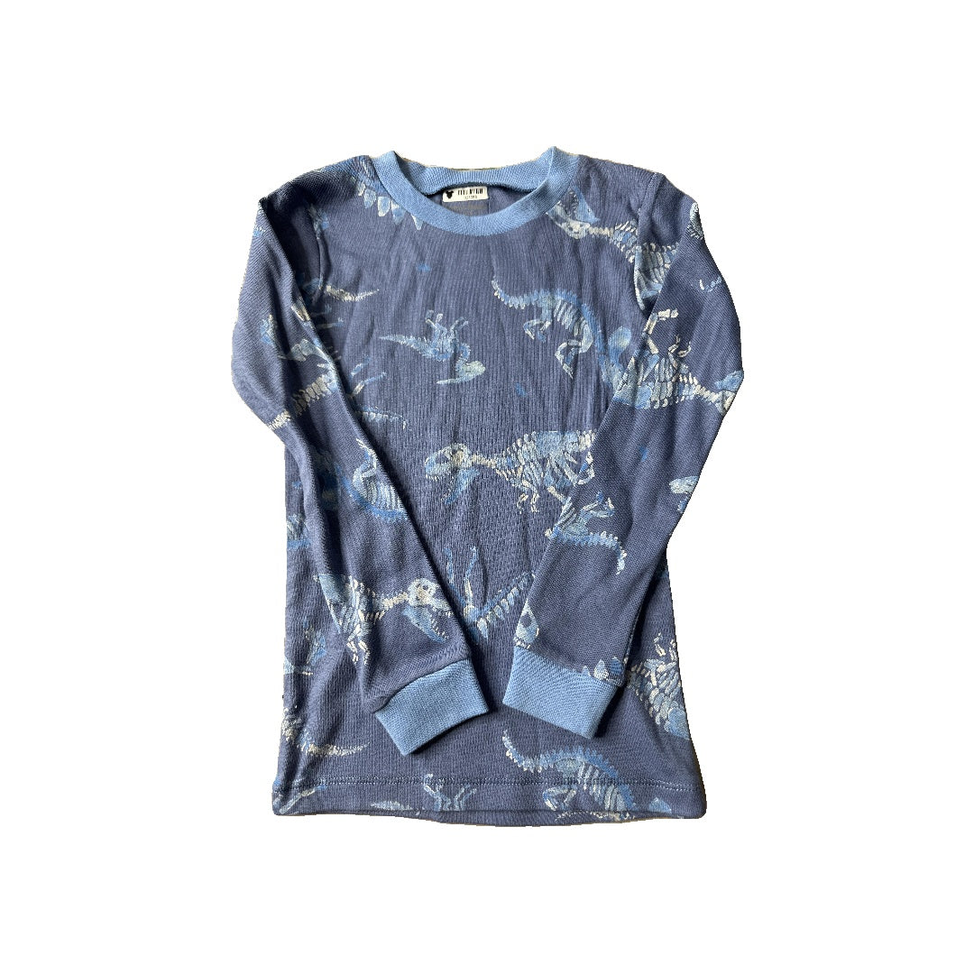 Burt's Bees Unisex Light Blue | Dinosaur Pajamas Size: 4T Light Blue | Dinosaur