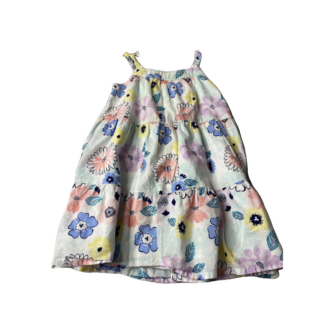Gymboree Girls Light Blue | Flowers Dress Size: 18-24 months Light Blue | Flowers