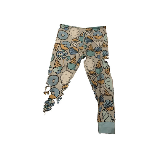 Little Sleepies Boys Light Blue | Food Pajamas Size: 12-18 months Light Blue | Food