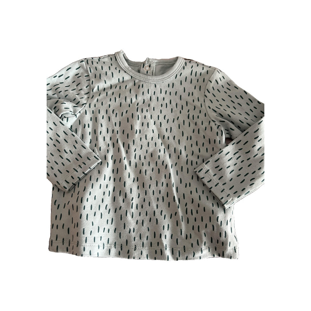 Focus Boys Light Blue | Forest Green | Pattern Long Sleeve Shirt Size: 18 months Light Blue | Forest Green | Pattern