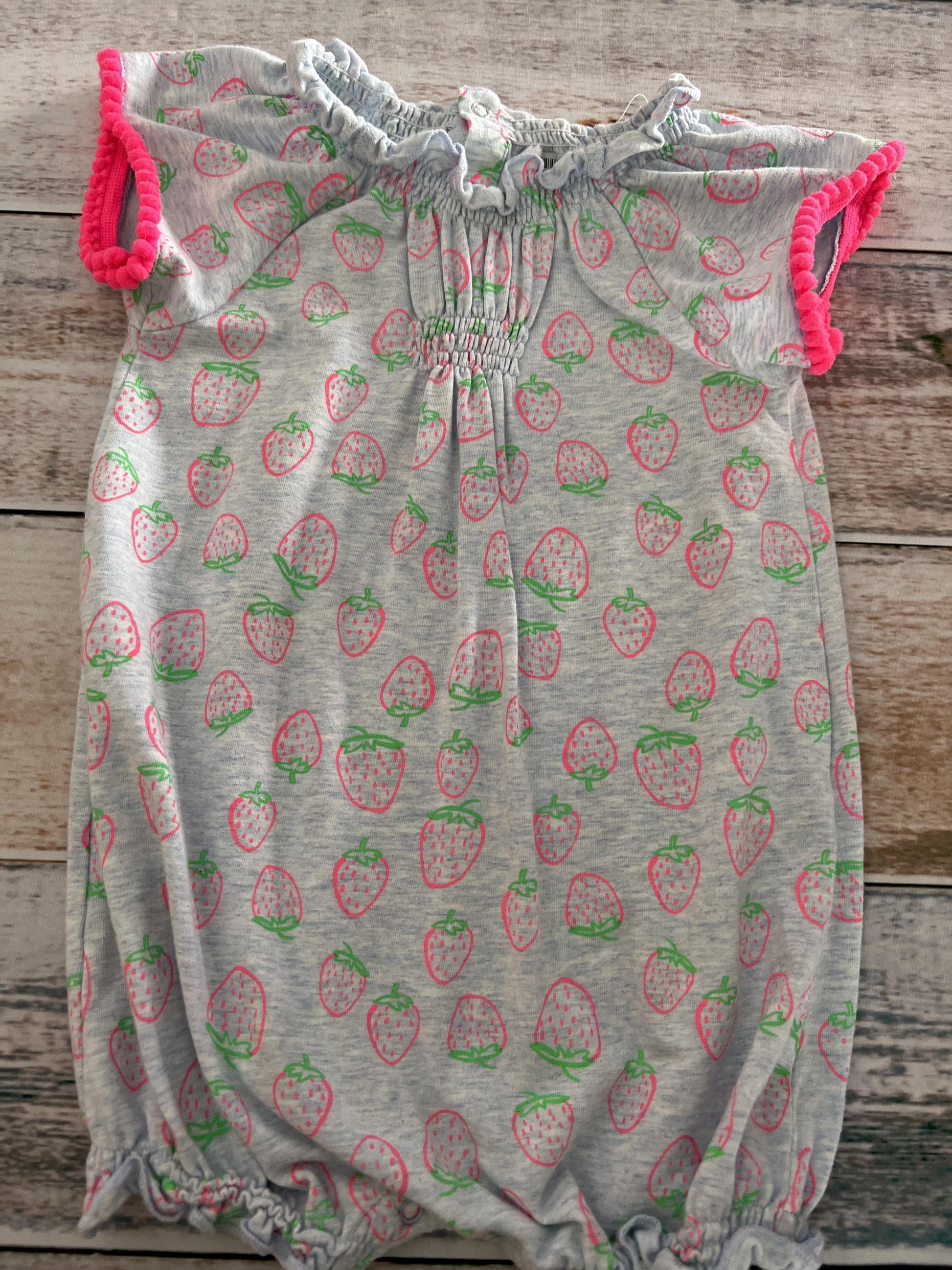 EGG Girls Light Blue | Fruit Romper Size: 18 months Light Blue | Fruit