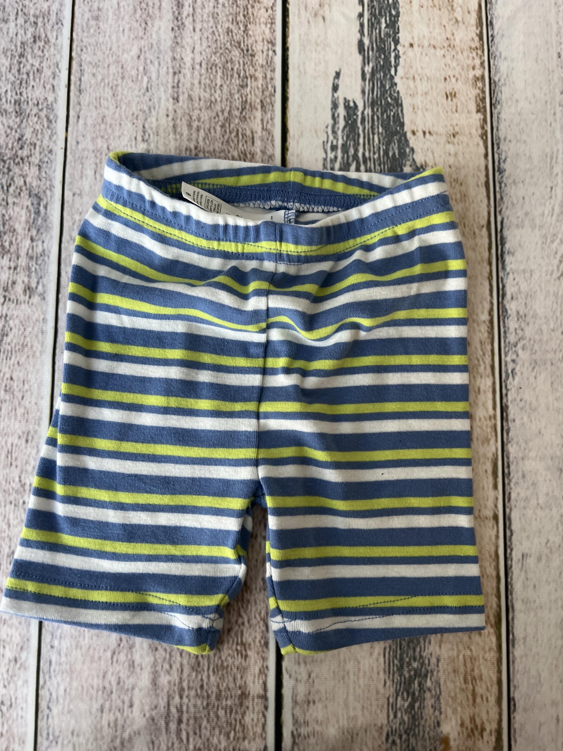 Carters Boys Light Blue | light green | Stripe Pajamas Size: 18 months Light Blue | light green | Stripe