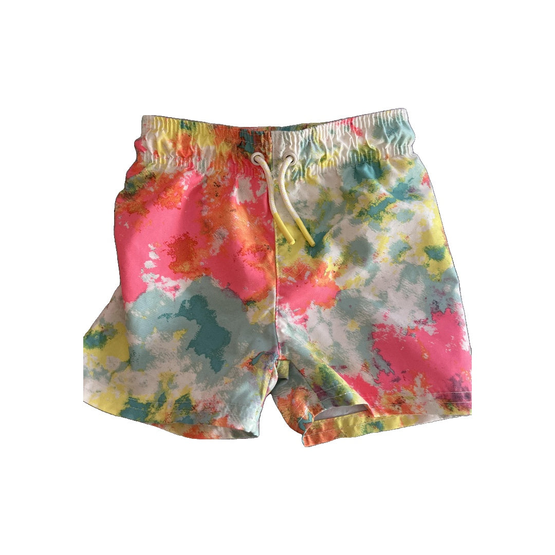 Cat & Jack Boys Light Blue | light green | Yellow | Apricot | pink Trunks Size: 12M Light Blue | light green | Yellow | Apricot | pink
