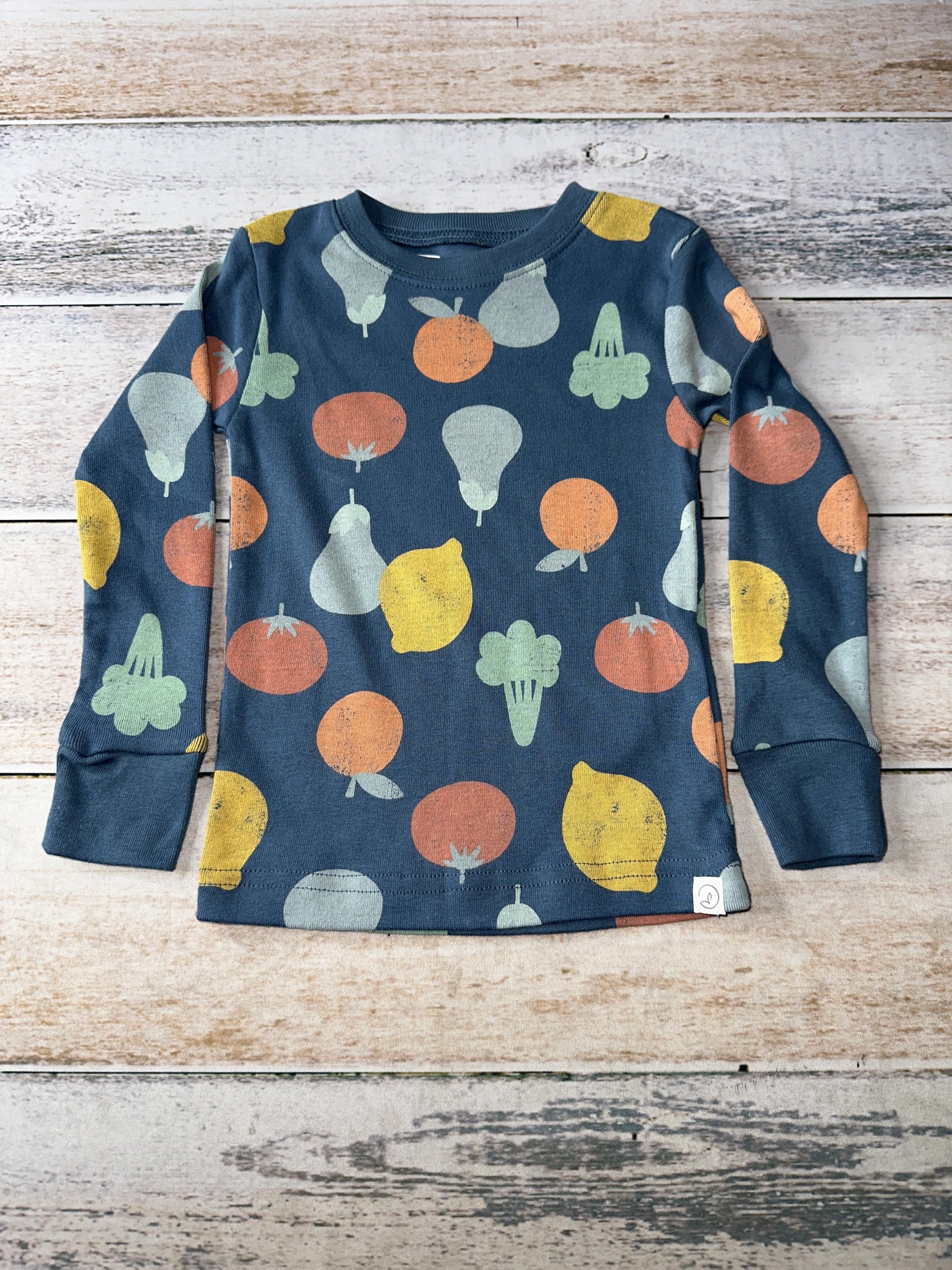 Little Planet Unisex Light Blue | light green | Yellow | Red Pajamas Size: 24 months Light Blue | light green | Yellow | Red