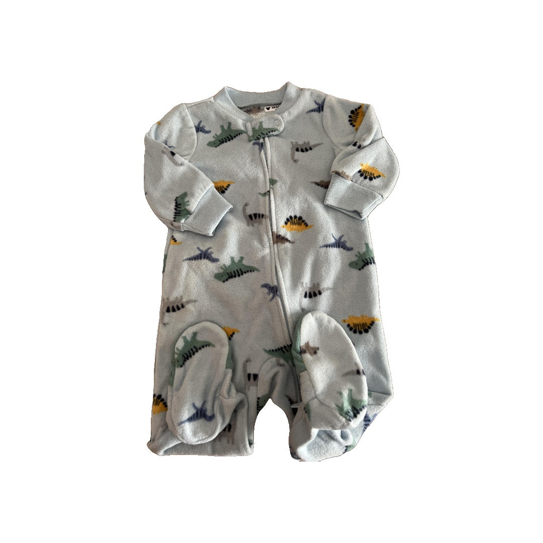 Carters Boys Light Blue | light green Pajamas Size: 6 months Light Blue | light green