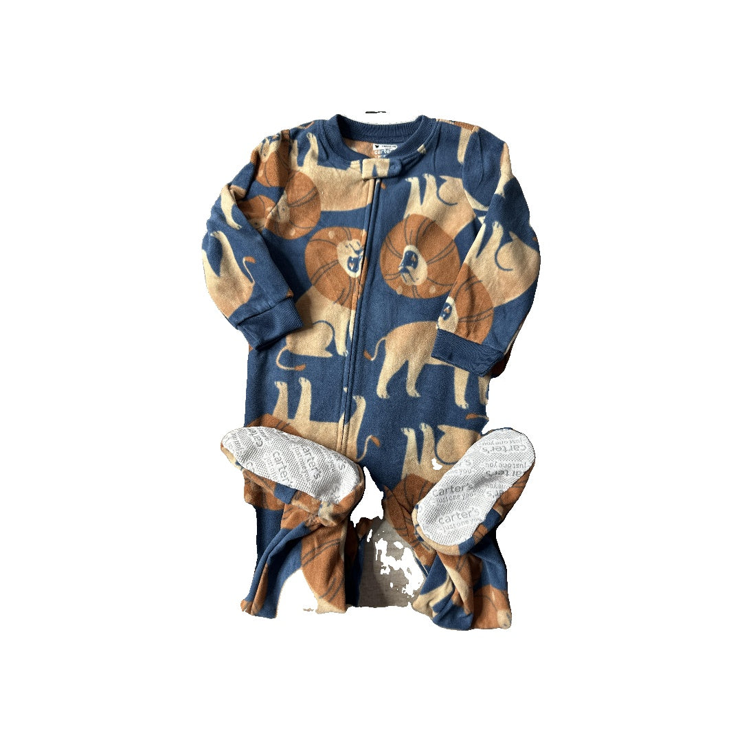 Carters Unisex Light Blue | lions Pajamas Size: 2T Light Blue | lions