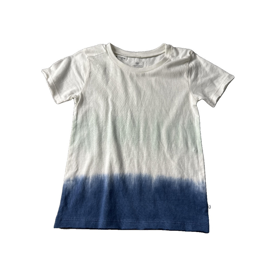 Honest co Unisex Light Blue | Mint | Tie Dye T-Shirt Size: 2T Light Blue | Mint | Tie Dye