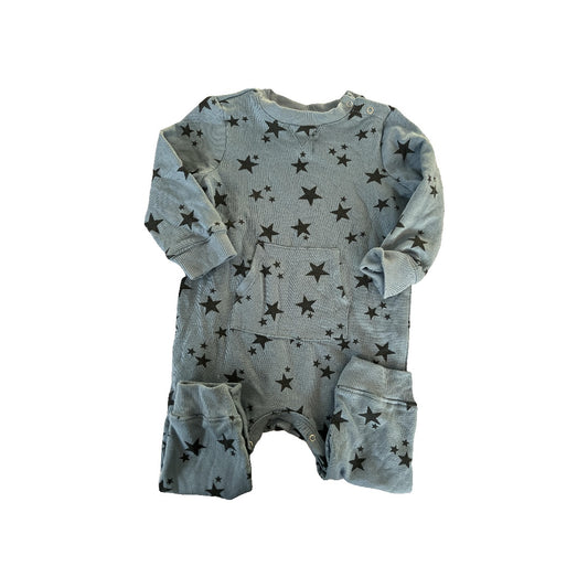 Grayson mini Boys Light Blue | Navy Blue | Stars Long Sleeve Outfit Size: 18 months Light Blue | Navy Blue | Stars