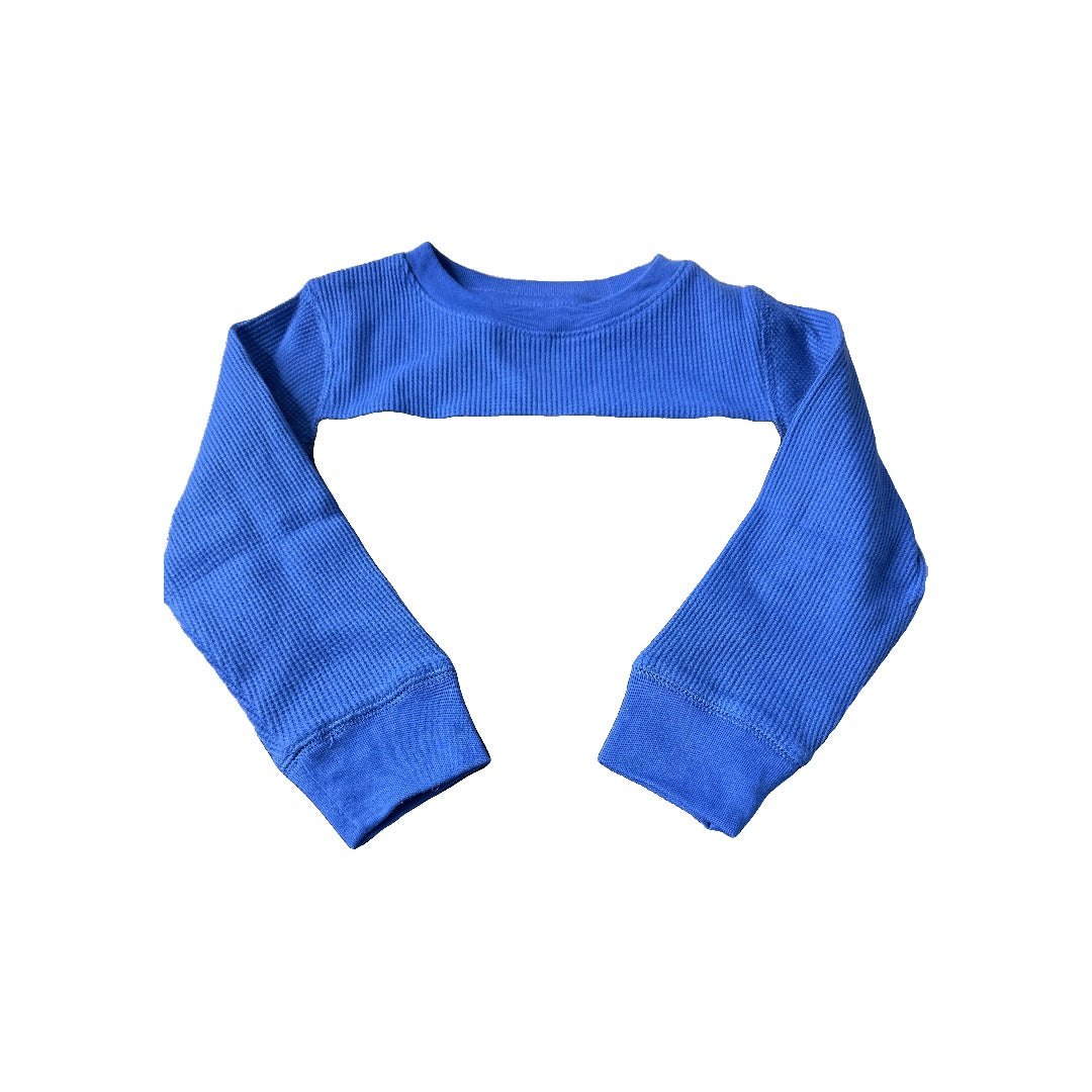 Cat & Jack Boys Light Blue | Navy Blue Long Sleeve T-Shirt Size: 3T Light Blue | Navy Blue