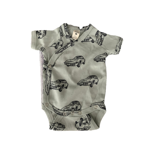 Kate Quinn Boys Light Blue | Navy Blue Onesie Size: 0-3 months Light Blue | Navy Blue