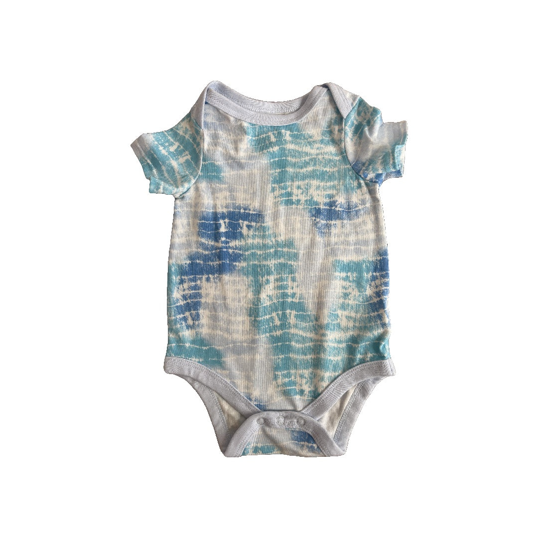 Cat & Jack Unisex Light Blue | Navy Blue Onesie Size: 6-9 months Light Blue | Navy Blue
