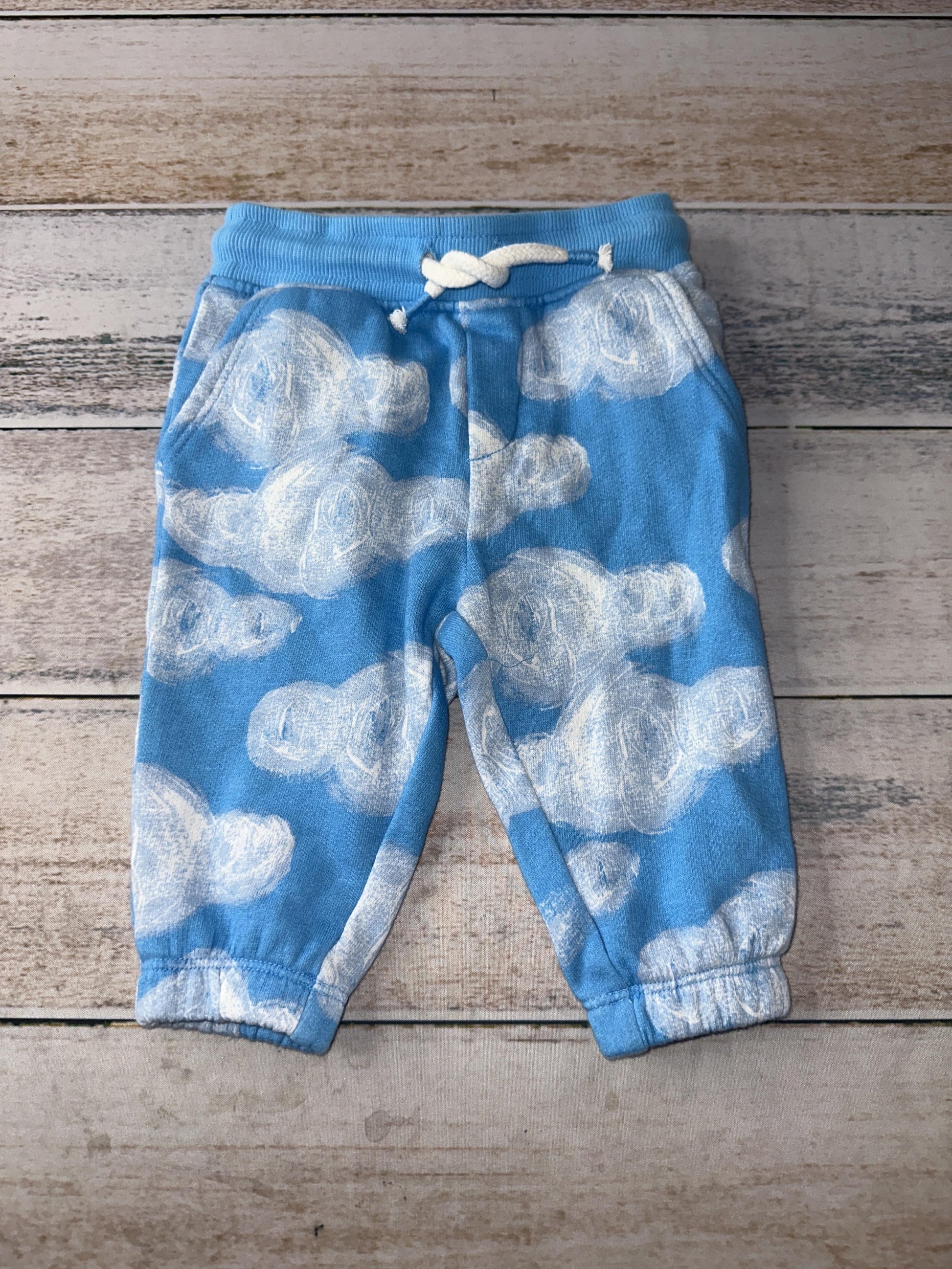 Nordstrom Unisex Light Blue | Pattern Pants Size: 6 months Light Blue | Pattern