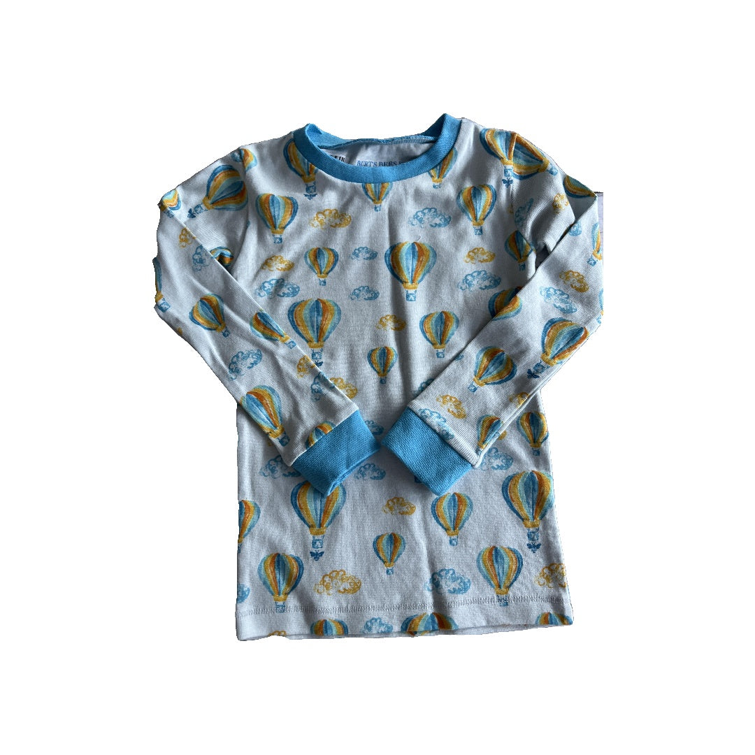Burt's Bees Boys Light Blue | Pattern Pajamas Size: 2T Light Blue | Pattern