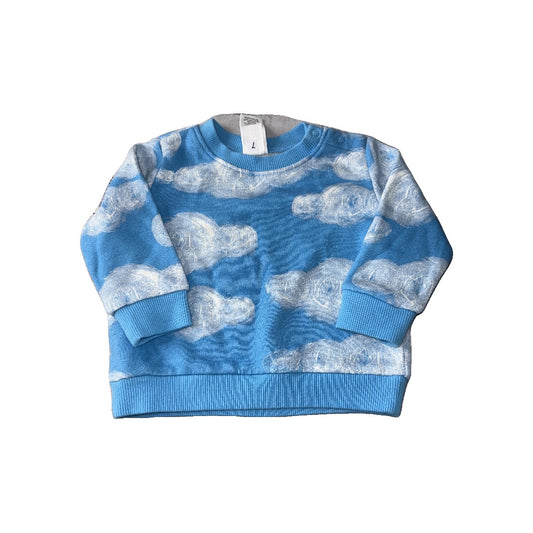 Nordstrom Unisex Light Blue | Pattern Sweatshirt Size: 6 months Light Blue | Pattern