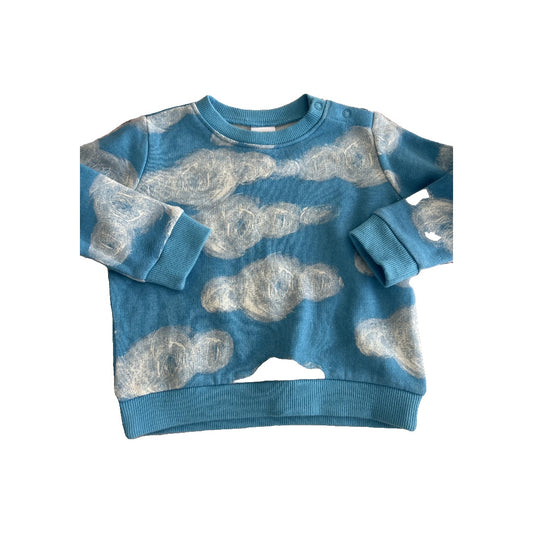 Nordstrom Unisex Light Blue | Pattern Sweatshirt Size: 12 months Light Blue | Pattern