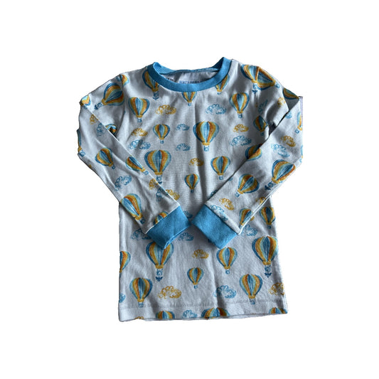 Burt's Bees Boys Light Blue | Pattern Pajamas Size: 2T Light Blue | Pattern