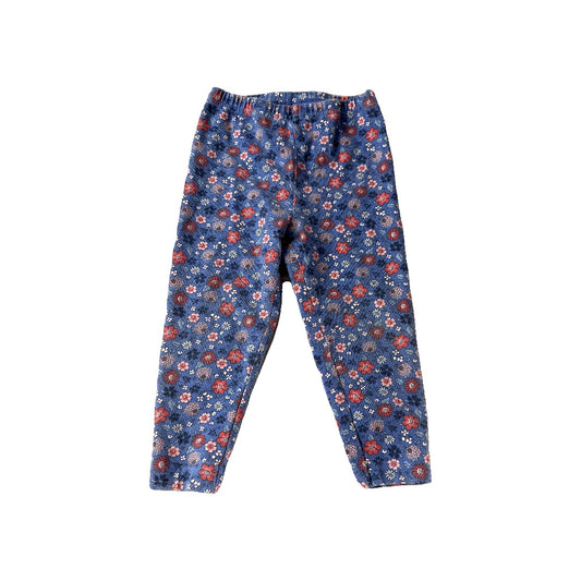 Carters Girls Light Blue | Pink floral Pants Size: 24 months Light Blue | Pink floral