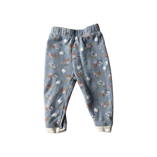asher and olivia Girls Light Blue | Pink floral Pajamas Size: 12 months Light Blue | Pink floral