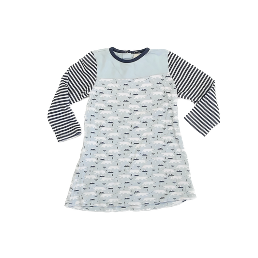 Origany Girls Light Blue Polar Bear Dress Size: 4T Light Blue Polar Bear