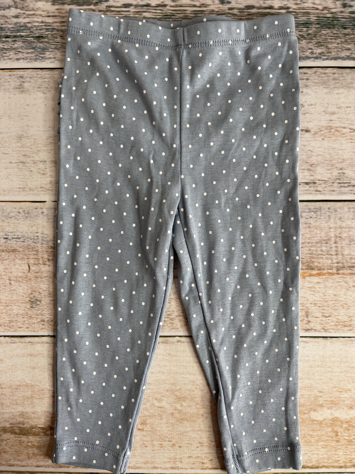 Carters Girls Light Blue | polka dot Pants Size: 12 months Light Blue | polka dot