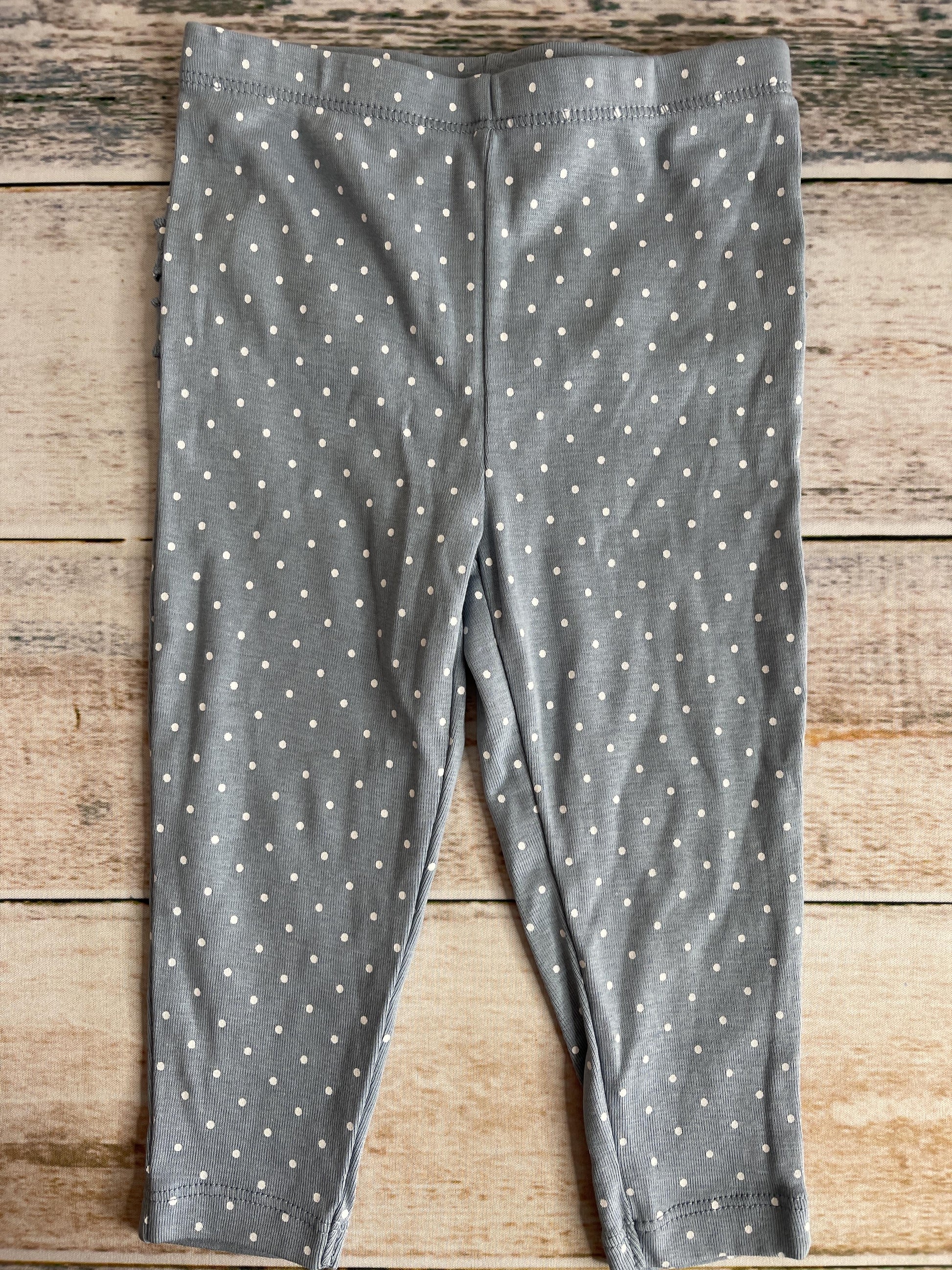 Carters Girls Light Blue | polka dot Pants Size: 12 months Light Blue | polka dot