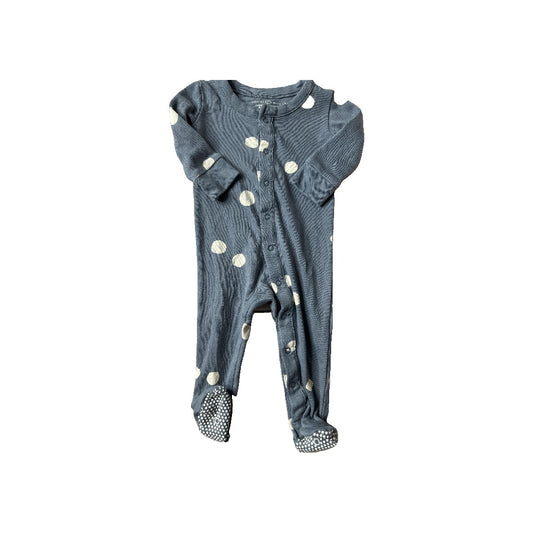 Colored Organics Unisex Light Blue | polka dot Pajamas Size: Newborn Light Blue | polka dot