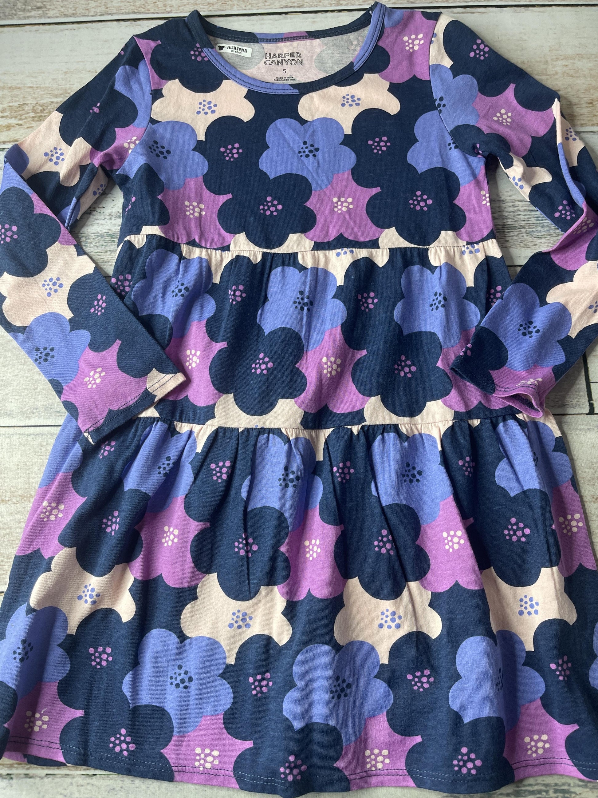 Harper Canyon Girls Light Blue | purple | pink Dress Size: 5 Light Blue | purple | pink