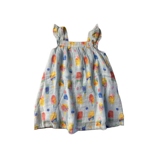 Angel Dear Girls Light Blue | Rainbow Dress Size: 3T Light Blue | Rainbow
