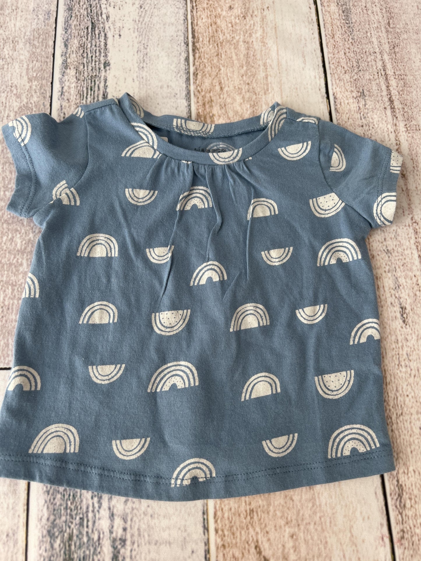 Harper Canyon Girls Light Blue | Rainbow T-Shirt Size: 9 months Light Blue | Rainbow