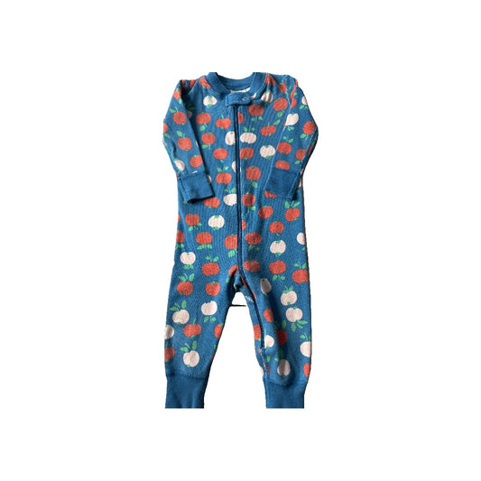 Hanna Andersson Unisex Light Blue | Red | pink Long Sleeve Outfit Size: 12-18 months Light Blue | Red | pink