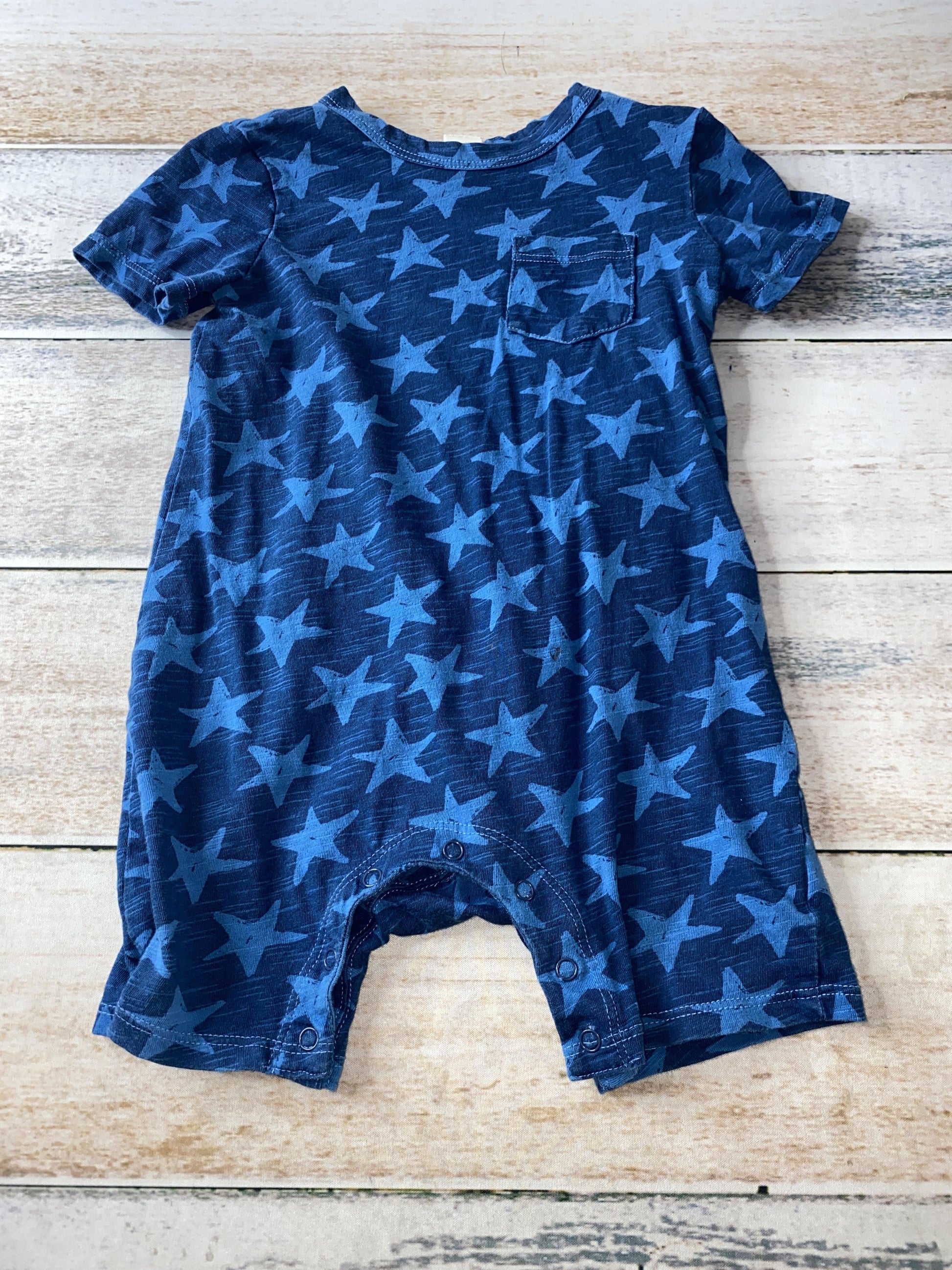 Tucker + Tate Boys Light Blue | Royal Blue Romper Size: 18 months Light Blue | Royal Blue