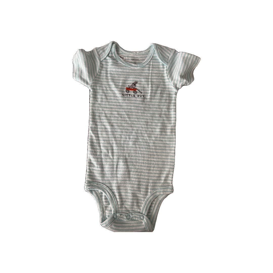 Carters Boys Light Blue | Stripe Onesie Size: 12 months Light Blue | Stripe
