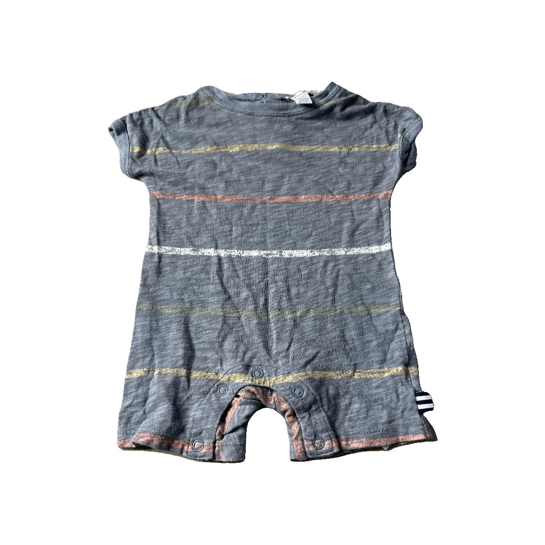 Splendid Boys Light Blue | Stripe Romper Size: 3-6 months Light Blue | Stripe