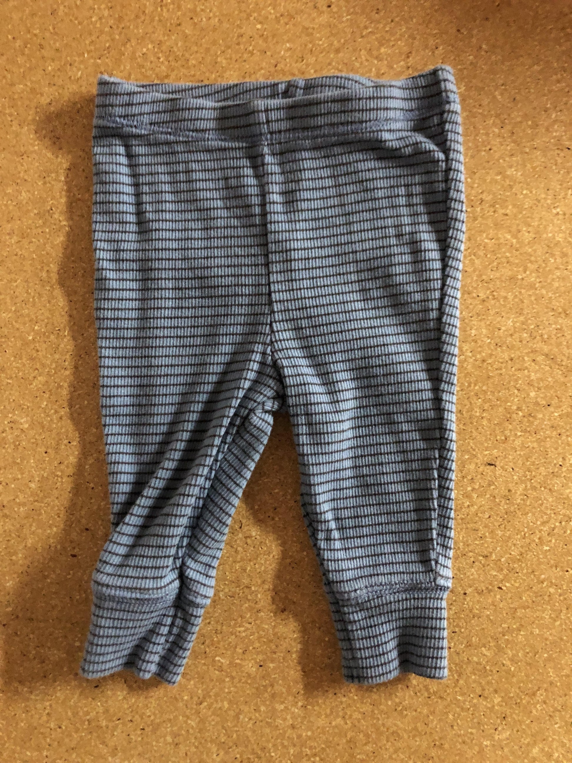 Carters Unisex Light Blue | Striped Pants Size: 3 months Light Blue | Striped