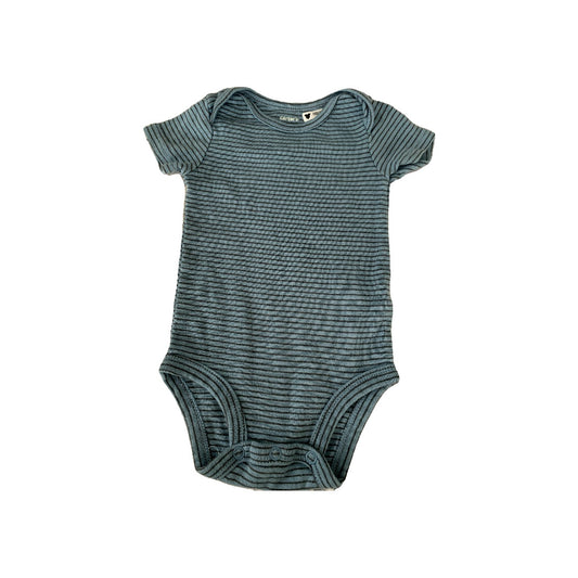 Carters Boys Light Blue | Striped Onesie Size: 3 months Light Blue | Striped
