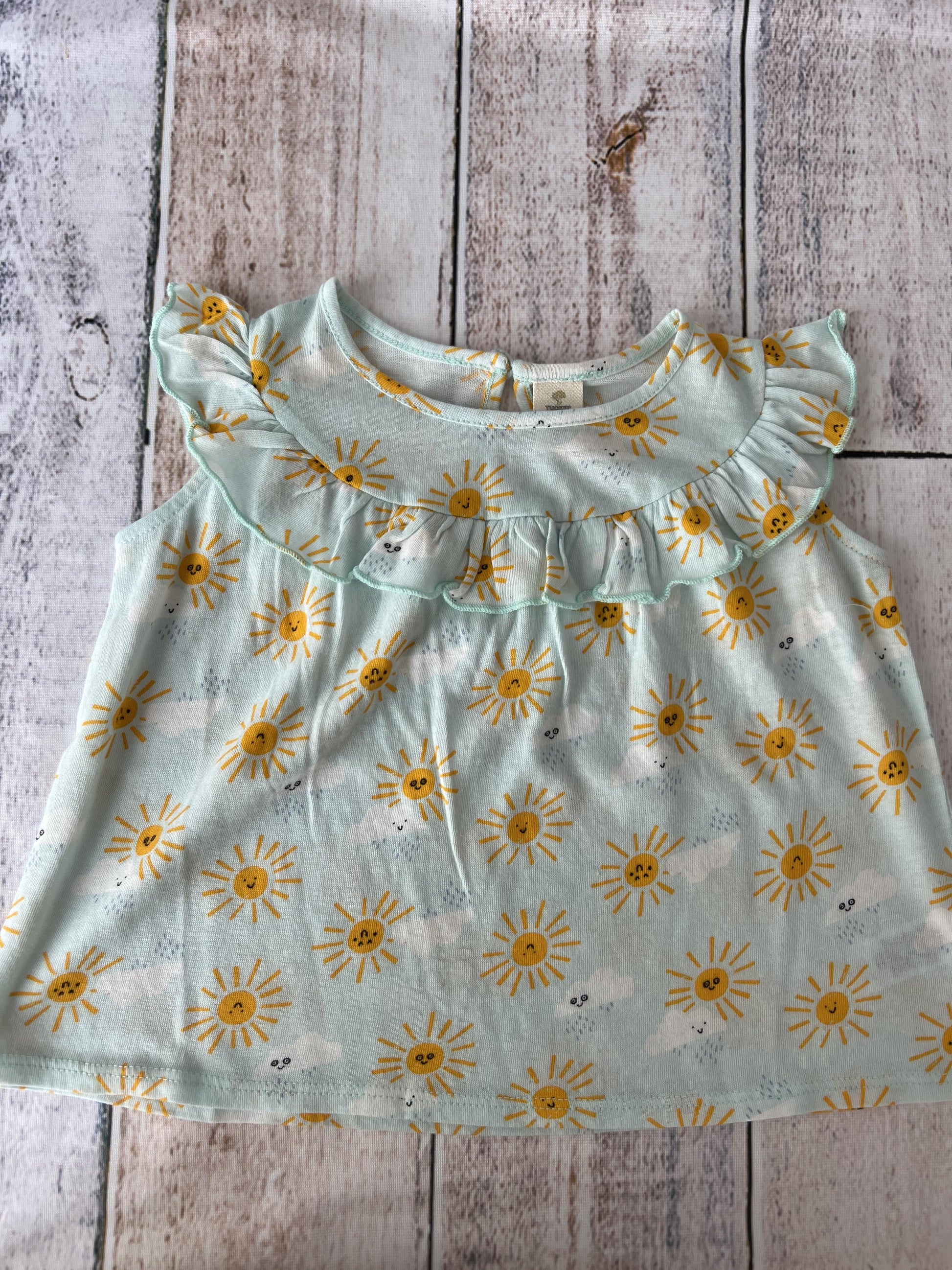 Tucker + Tate Girls Light Blue | Sun Dress Size: 12 months Light Blue | Sun