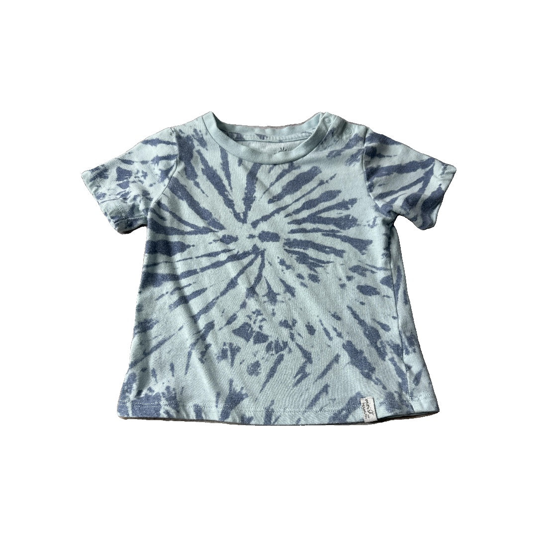 Mini Heroes Boys Light Blue | Tie Dye T-Shirt Size: 24 months Light Blue | Tie Dye
