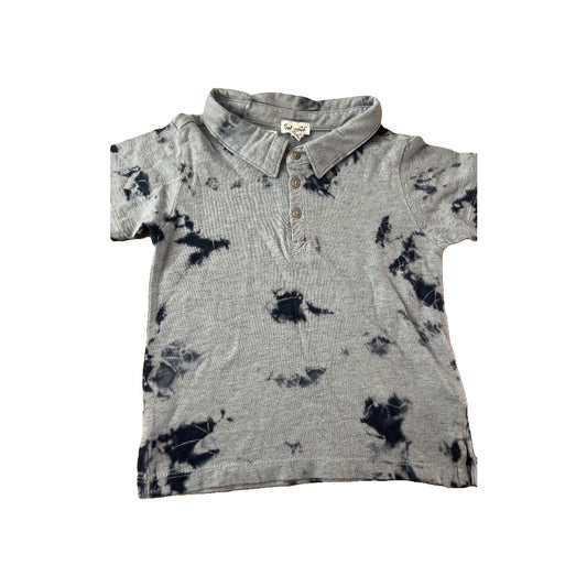 Splendid Boys Light Blue | Tie Dye Button Down Short Sleeve Size: 3T Light Blue | Tie Dye